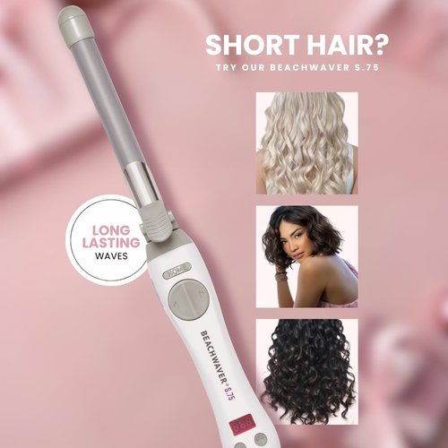 Beachwaver Co. S.75 Curling Iron - Professional Quality for Effortless Beachy Waves