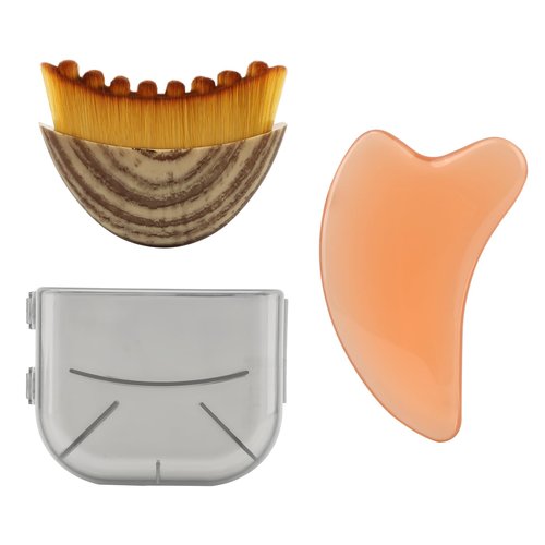 New Lymphatic Contour Face Brush, Dry Brushing Face Brush, Lymphatic Drainage Massager for Face, Ergonomically Designed to Fit The Skin Precisely and Relieve Fatigue