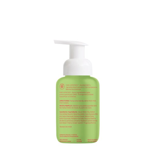 ATTITUDE Foaming Hand Soap for Kids - EWG Verified, Vegan & Plant-Based, Watermelon & Coco, 10 Fl Oz