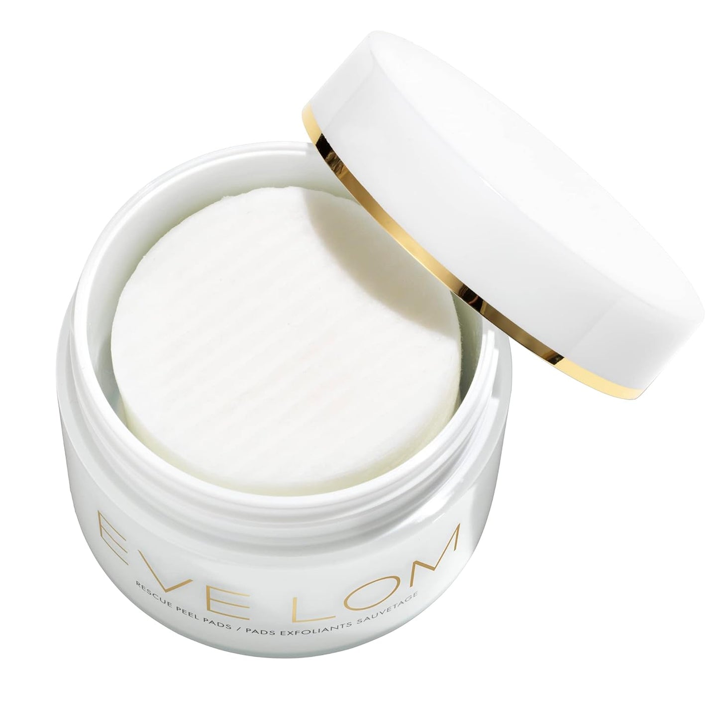 EVE LOM Rescue Peel Pads - Daily Exfoliating Skincare with AHA, PHA & BHA - 60 Biodegradable Pads for All Skin Types