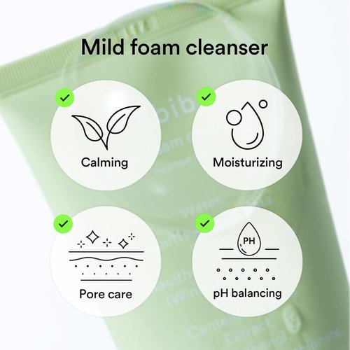 Abib Mild Foam Cleanser - Heartleaf Formula for Gentle Cleansing | 5.07 fl. oz
