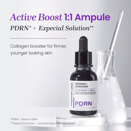 CNP PDRN Active Boost Face Serum - Rejuvenating Salmon DNA Serum for Smoother, Firmer Skin | 1.01 fl. oz. (30ml)