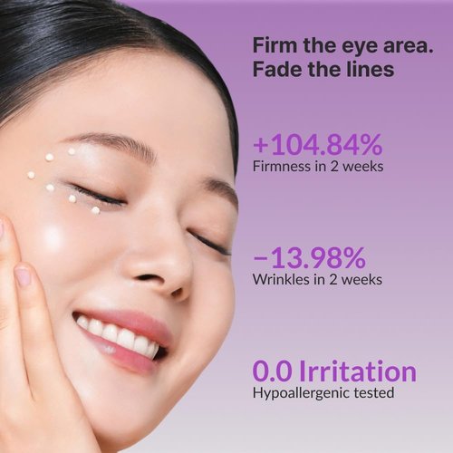 Regine Switzerland Firm Eye Cream - Anti-Wrinkle Moisturizer with Peptides & Bakuchiol | 0.67 fl oz