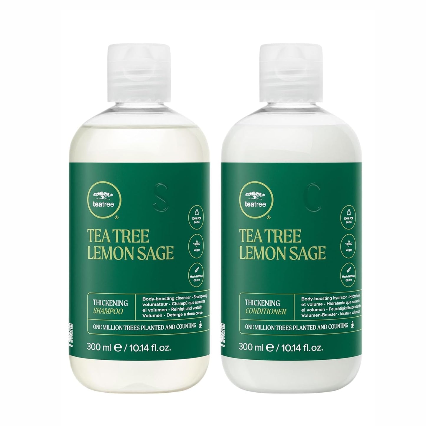 Skiennix Tea Tree Lemon Sage Volumizing Gift Set - Nourishing Hair Care Essentials
