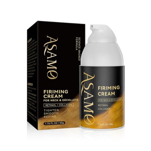 Regine Switzerland Firming Neck Cream - Anti-Aging Retinol & Collagen Moisturizer, 1.76 Fl Oz