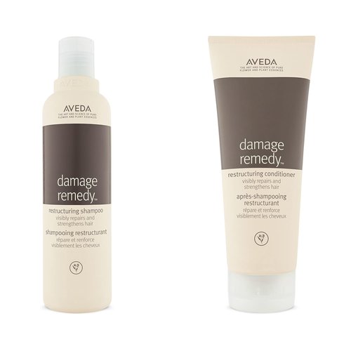 Aveda Damage Remedy Shampoo & Conditioner Duo - Strengthens Damaged Hair | Quinoa Protein Formula
