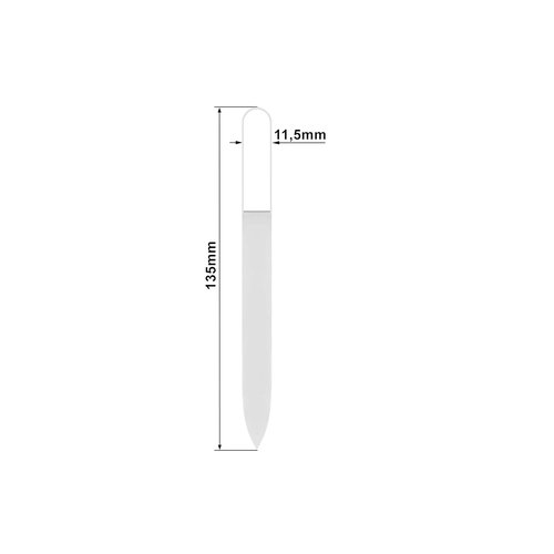 Mont Bleu Premium Glass Nail File - Handmade Czech Tempered Glass - Ideal for Natural Nails