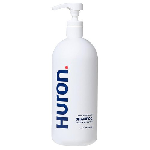 Huron Men's Fresh Scent Daily Shampoo - Nourishing Argan Oil Formula for Strong Hair | 32oz