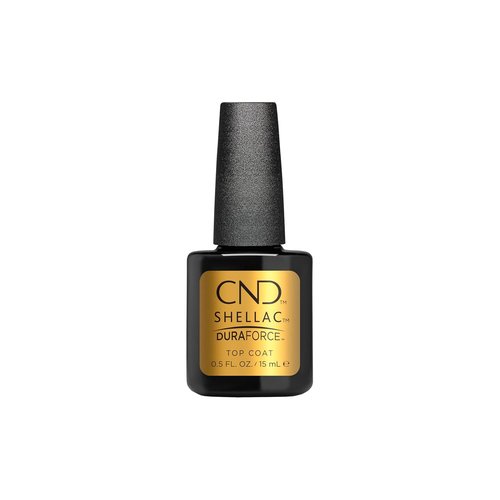 CND Shellac Gel Nail Polish Top Coat - Longwear Mirror Shine for Thin, Damaged Nails | 0.50 fl oz