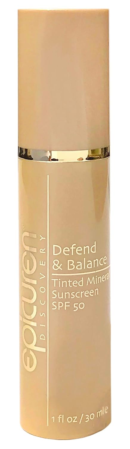 Epicuren Discovery Tinted Mineral Sunscreen™ SPF 50 - Defend & Balance Formula | 1 oz.