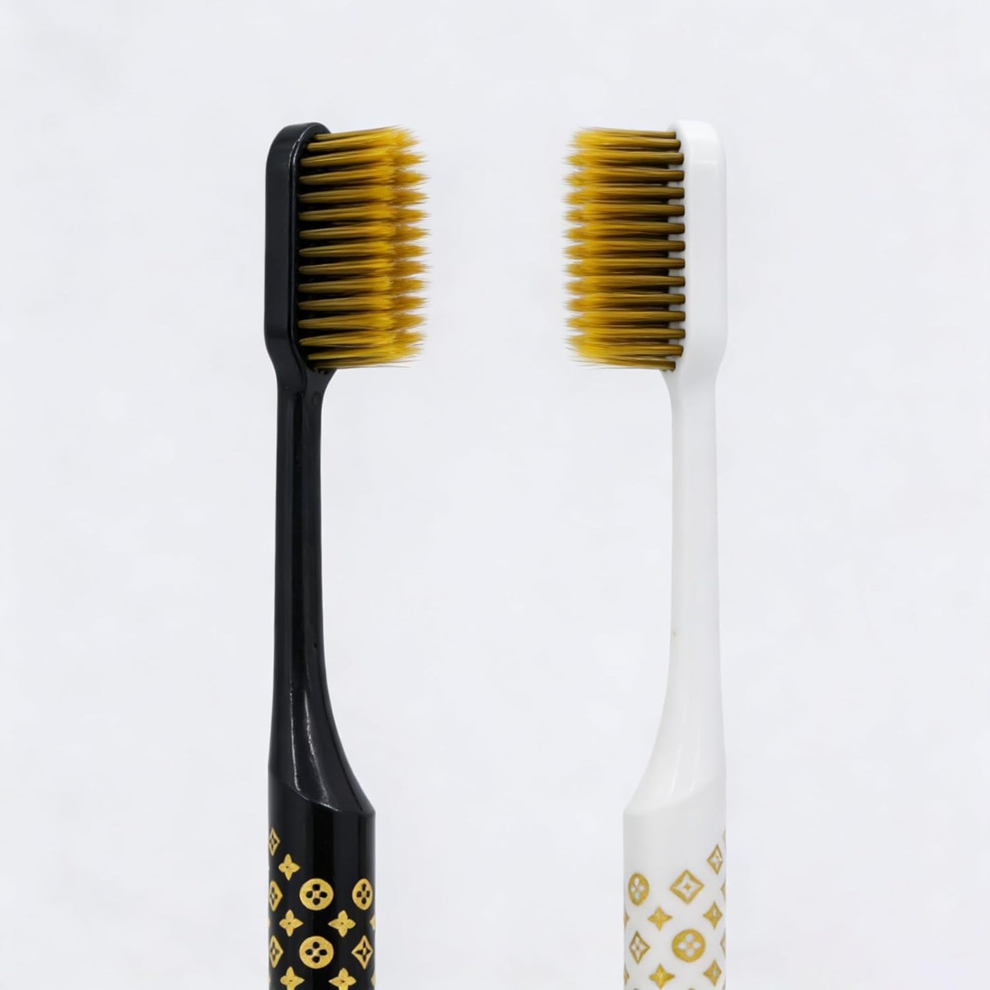 Skiennix Medium Manual Toothbrush Pack - 6 Deep Cleaning Toothbrushes for Sensitive Teeth & Gums | Gold Edition