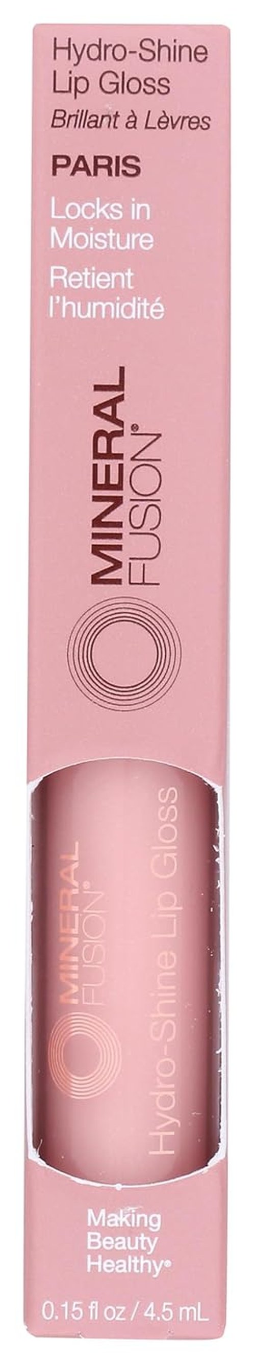 Mineral Fusion Hydro-Shine Lip Gloss - Paris Shade | 0.15 Ounces of Luscious Shine