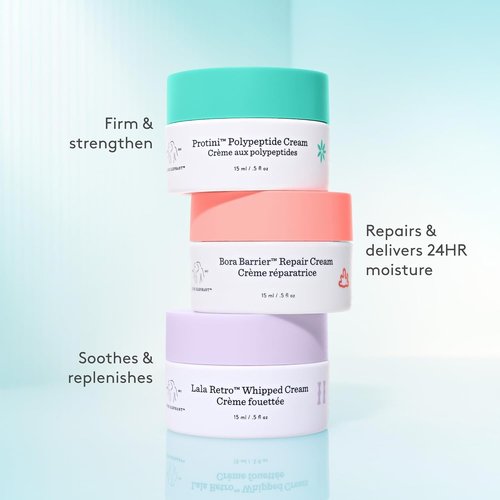 Drunk Elephant Skincare Chronicles - Travel Size Moisturizer Trio - Clean Clinical Skincare - Cruelty-Free - Dermatologist-Tested - Free of Essential Oils, Silicones, and Fragrance