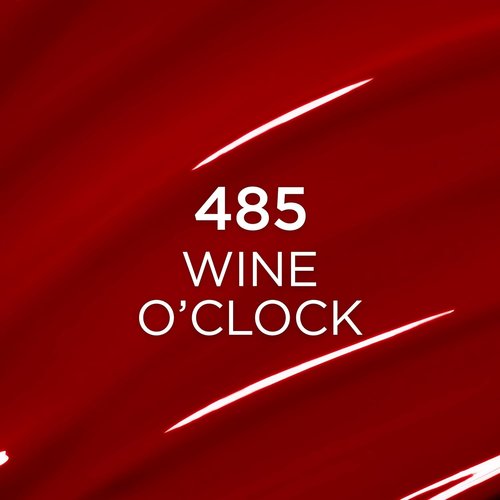 L'Oreal Paris Plump Ambition Lip Oil - 24 HR Volumizing Gloss with Hyaluronic Acid | Wine O'clock 485, 0.16 Fl Oz