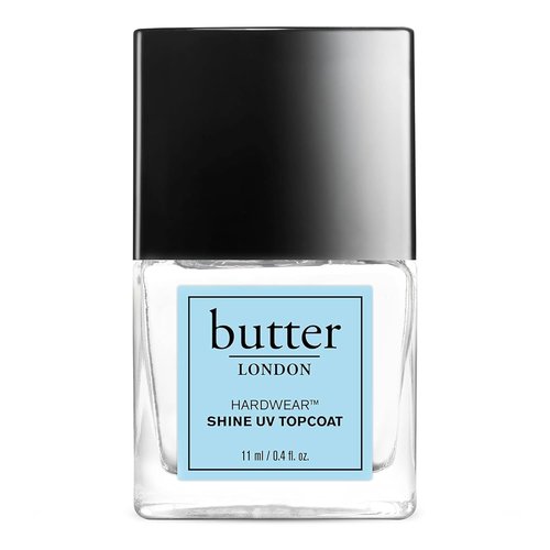 butter LONDON Shine UV Top Coat Nail Polish - Quick-Drying, Glossy Finish with UV Protection - Sheer Coverage