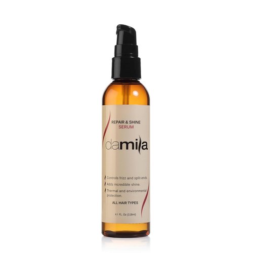 Damila Repair & Shine Serum - Split End Repair & Frizz Control for Stunning Hair Shine | 4.1 Fl Oz