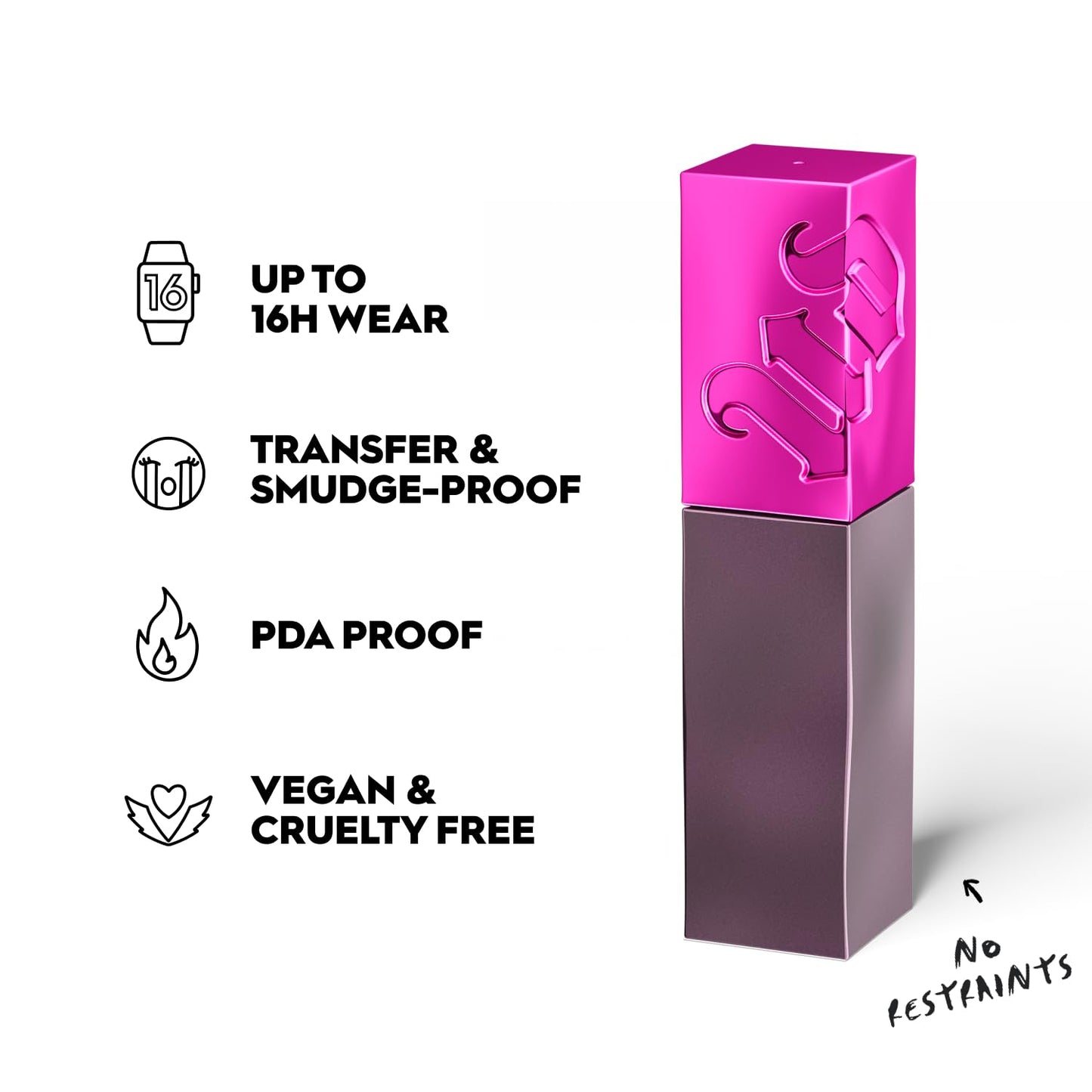 Urban Decay Vice Lip Bond - Glossy Longwear Liquid Lipstick, Transfer-Proof & Hydrating, 0.14 fl oz