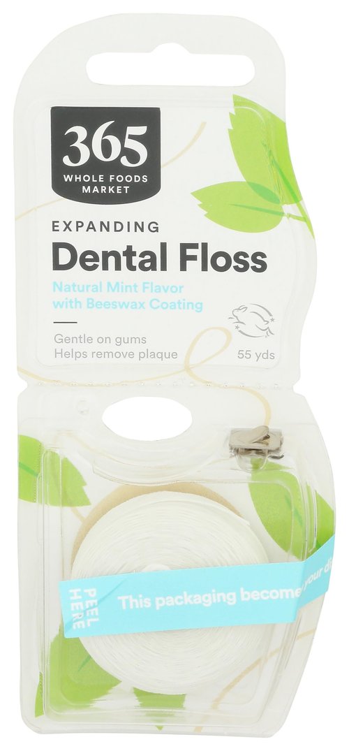 365 by Whole Foods Market, Dental Floss Waxed Mint, 1 Each