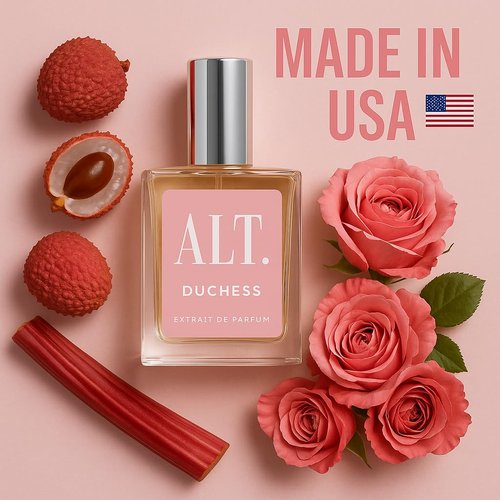 ALT. FRAGRANCES Duchess - Inspired by Delina Fragrance, Extrait de Parfum, Long Lasting Perfume for Women, Floral Fruity Scent with Lychee Rose Musk, 60ml