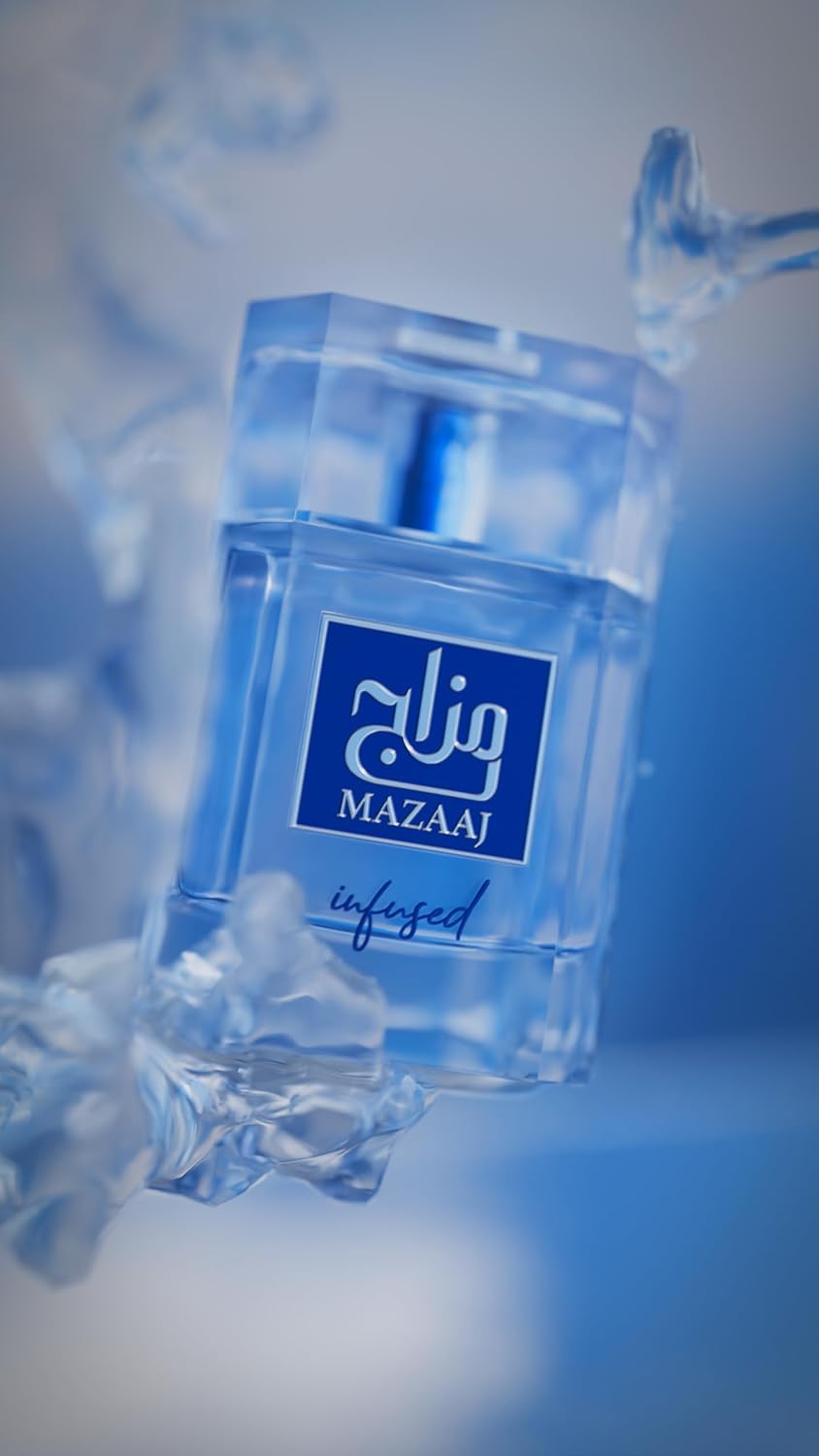 Zimaya Mazaaj Eau De Parfum For Men - Infused Fragrance | 3.4 Fl. Oz Bottle