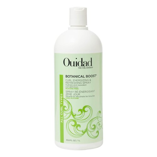 Ouidad Botanical Boost Curl Energizing Spray - Lightweight Curl Refresher for Curly Hair, No Residue, Silicone-Free