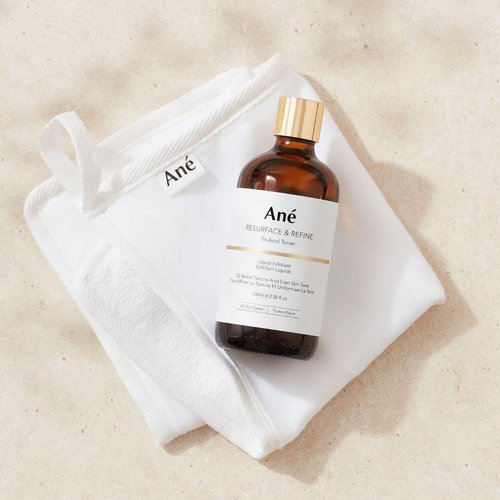 Ané Tranexamic Toner - Hydrating AHA & BHA Liquid Exfoliant for Bright, Even Skin Tone - Vegan