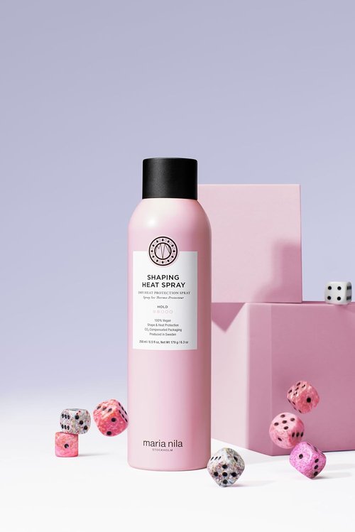 Maria Nila Shaping Heat Spray - Lightweight Hold for Styling, Moisturizing & Frizz Control | 8.4 Fl Oz