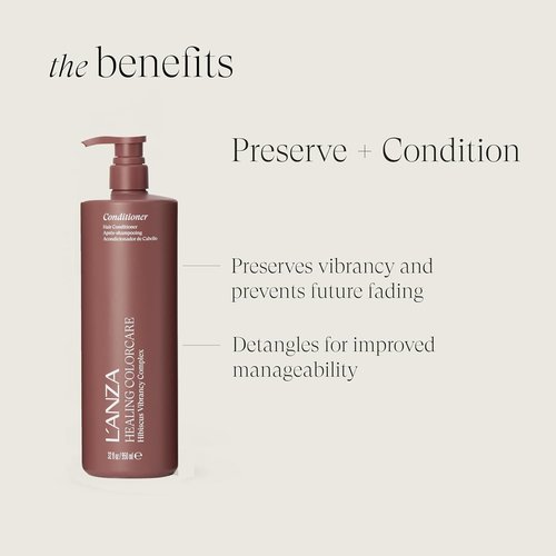 L'ANZA Healing Colorcare Conditioner - Nourishing Hair Masque for Vibrant Color Protection