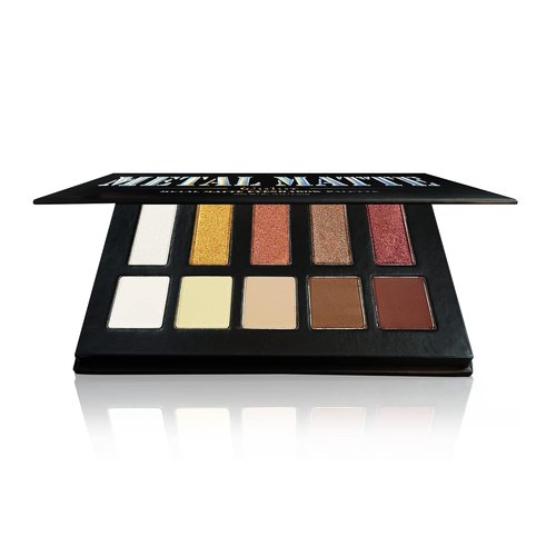 Metal Matte Eyeshadow Palette - 10 Vibrant Colors for Stunning Eye Looks