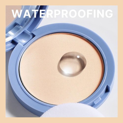 Evpct Oil Control Pressed Face Powder - Translucent Setting Powder for Women | Waterproof, Lightweight, 10 Porcelain