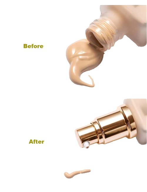 Estée Lauder 3-Pack Foundation Pumps - Perfect for Double Wear Foundation | Golden Color