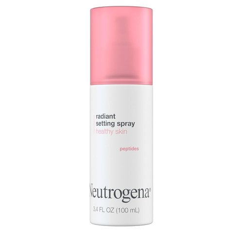 Neutrogena Healthy Skin Radiant Setting Spray - Long-Lasting Hydrating Face Mist with Antioxidants & Peptides, 3.4 fl. Oz
