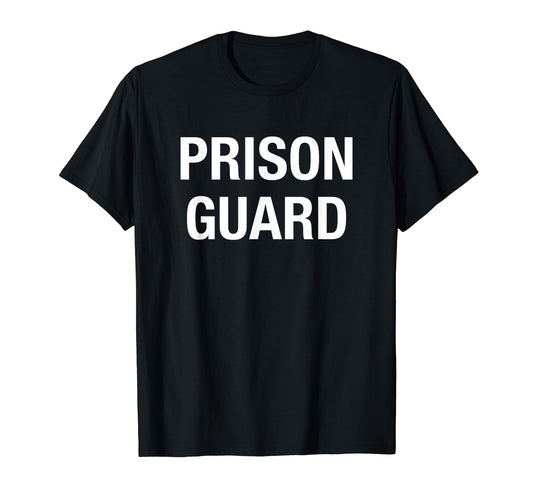 Prison Guard Costume Shirt Corrections Officer Costume T-Shirt