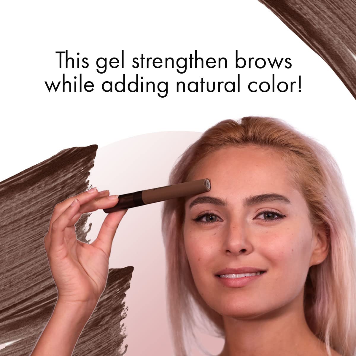 Sorme Cosmetics Brow Gel - Dark Brown, 0.4 Ounce | Long-Lasting & Smudge-Proof Formula