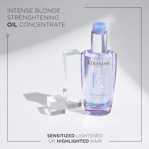 Kerastase Blond Absolu Cicaextreme Hair Oil - Strengthens Damaged & Bleached Hair with Hyaluronic Acid & Edelweiss Flower