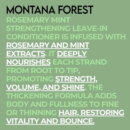 Regine Switzerland Rosemary Mint Leave-In Conditioner - 16 fl oz | Nourishing & Strengthening for All Hair Types | Sulfate-Free & Paraben-Free
