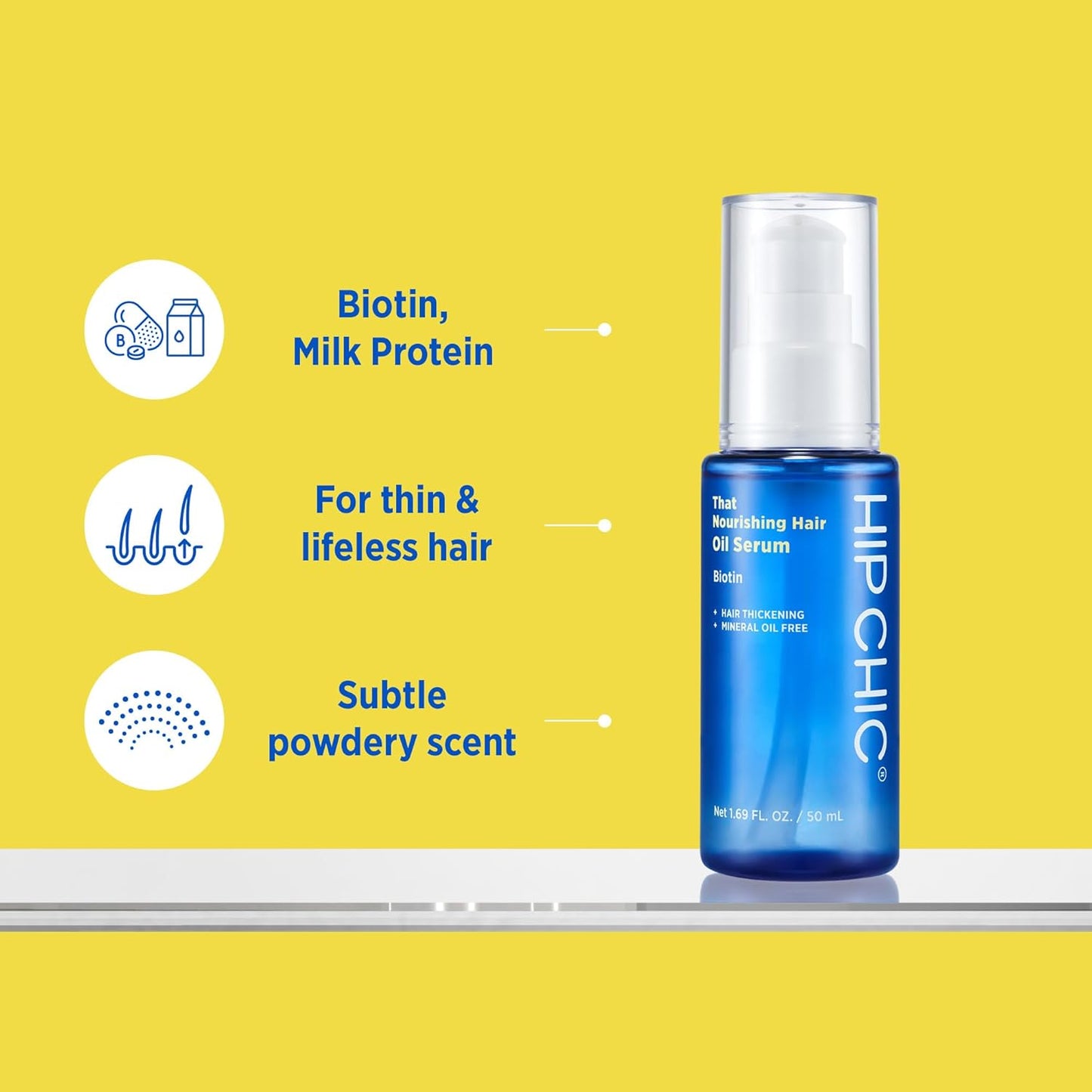 Skiennix Nourishing Hair Oil Serum - Non-Toxic Formula with Vitamin B7 & Biotin | 1.69 Fl Oz