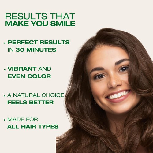Naturigin Permanent Hair Dye - 4.0 Brown - 100% Gray Coverage | Ammonia-Free, Vegan Formula