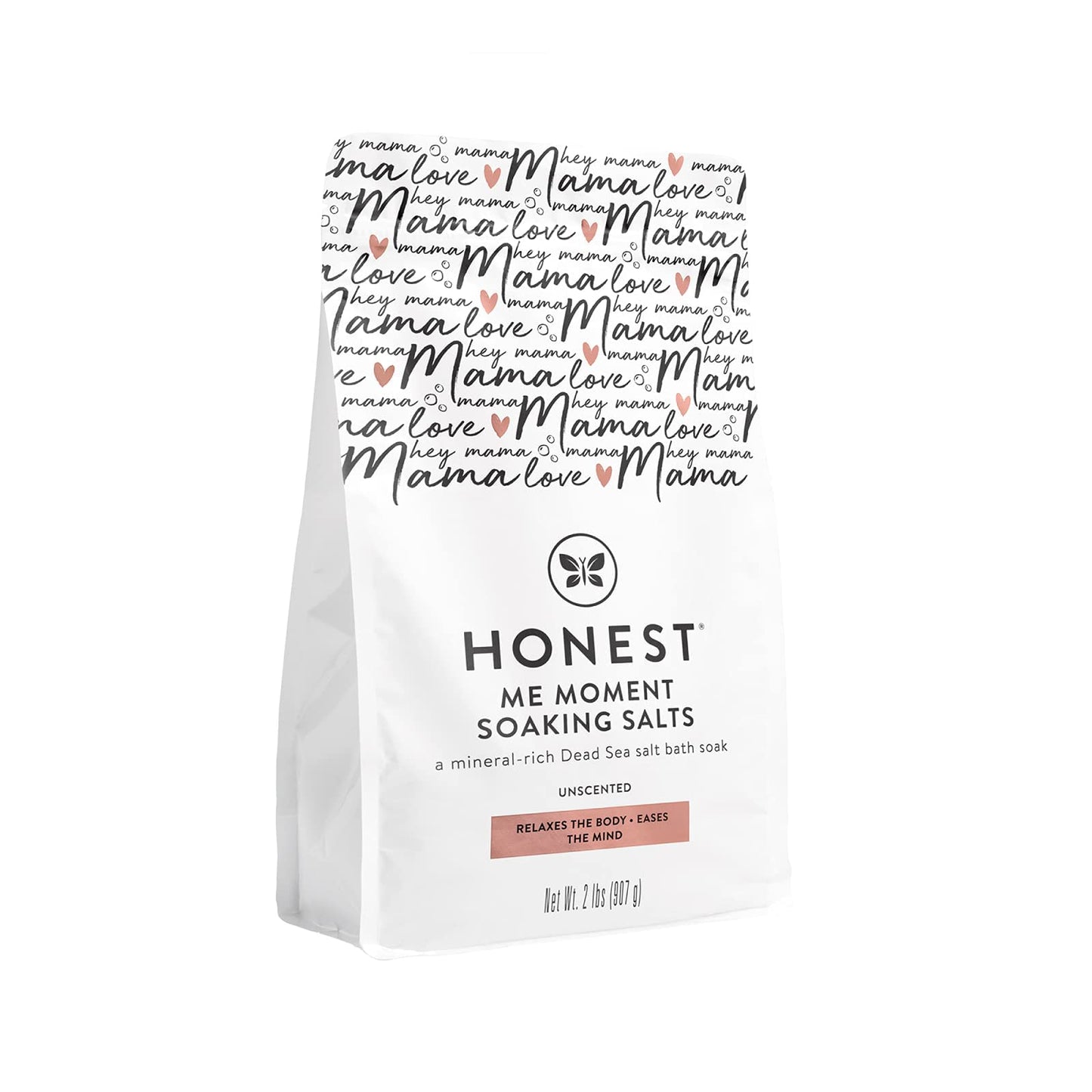 The Honest Company Honest Mama Me Moment Soaking Salts | Calming, Mineral-Rich Dead Sea Salt Soak | 2 lbs
