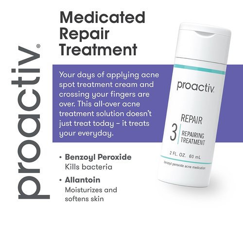 Proactiv Acne Treatment - Benzoyl Peroxide Spot Treatment & Repairing Serum | Clear, 3 Fl Oz