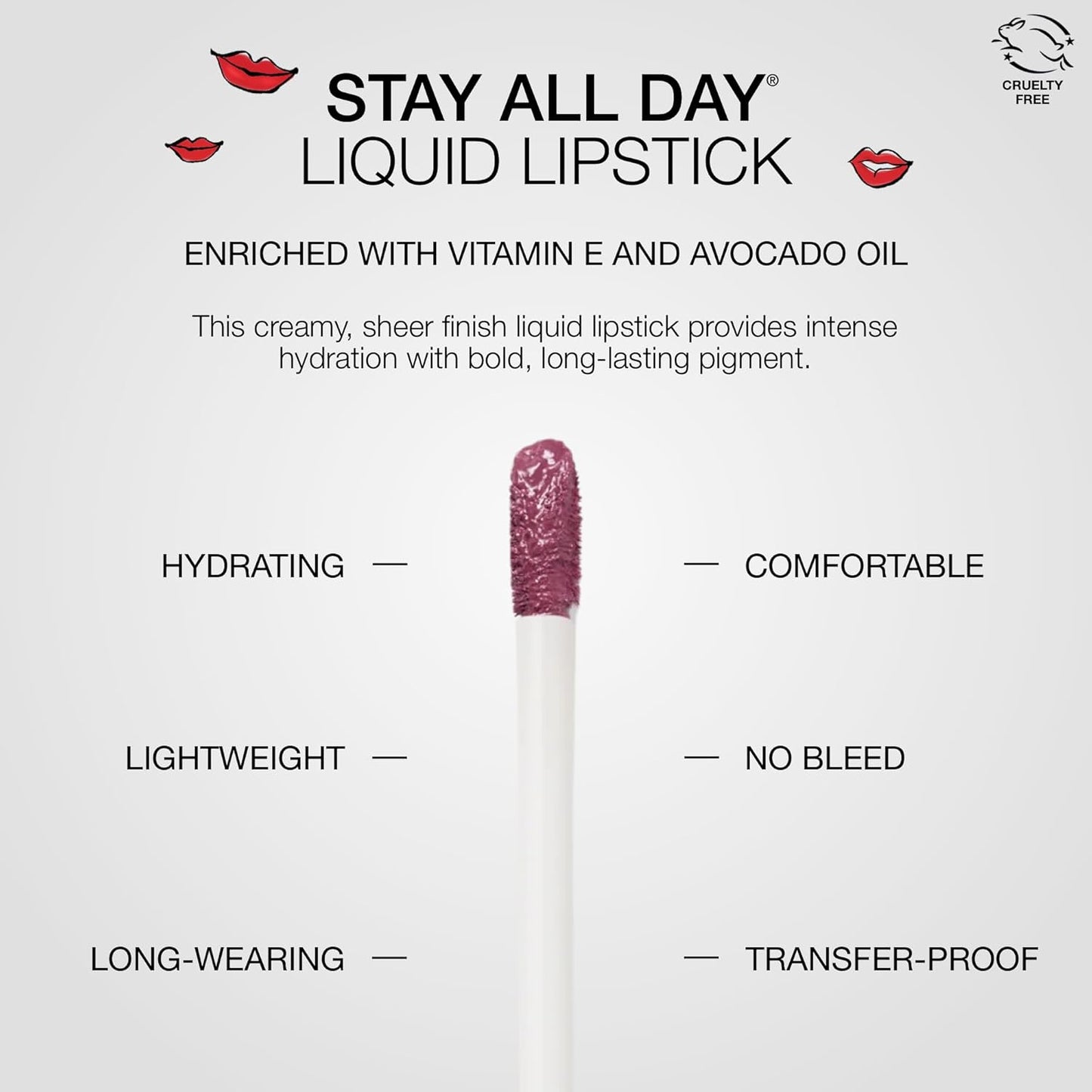 Stila Stay All Day Liquid Lipstick - Sheer & Shimmer Finish for Long-Lasting Color