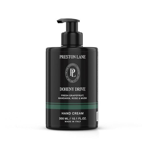 Preston Lane Luxury Hand Cream - Doheny Drive Scent | Hydrating Formula with Tea Tree, Lavender & Lemon Oils