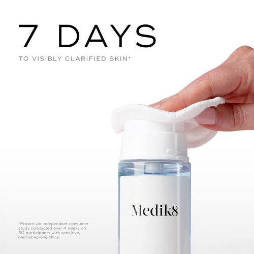 Medik8 Press And Clear - Exfoliating BHA Facial Tonic - Gentle Salicylic Acid Formula - 5 oz