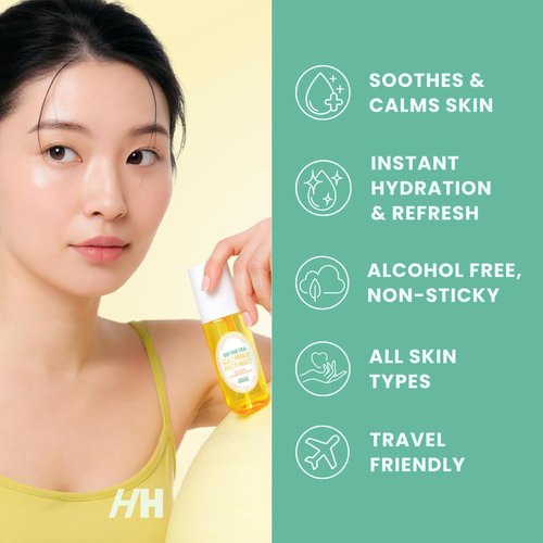 Handmade Heroes Calming Face Mist Serum - Hydrating Spray with Chamomile & Jasmine | Vegan, Alcohol-Free, 2.2 fl oz
