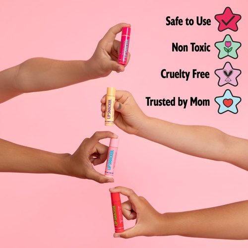 Lip Smacker Lippy Pals | Hello Kitty Flavored Lip Balm - Hydrating, Cruelty-Free, Cheerful Cherry Flavor