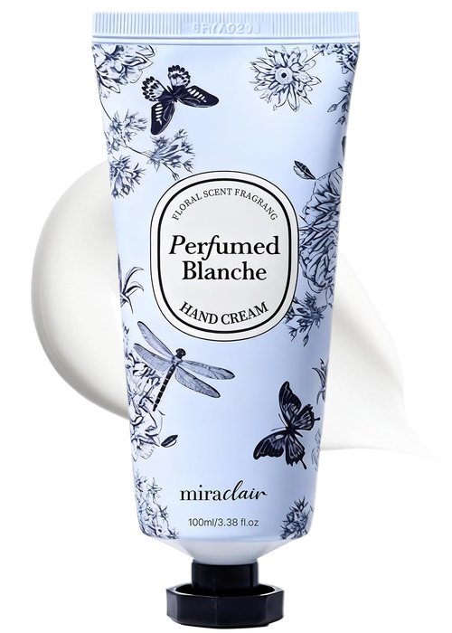 Perfurmed Blanche Hand Cream - Nourishing Moisturizer for Dry, Cracked Hands | Travel-Sized 3.38oz
