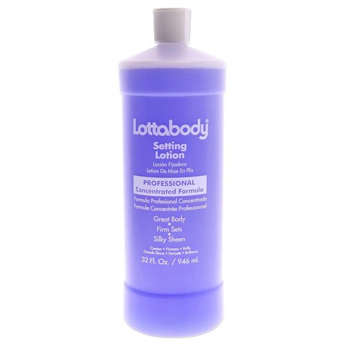 Lottabody Setting Lotion - 32 Ounce | Perfect for Long-Lasting Styles and Frizz Control