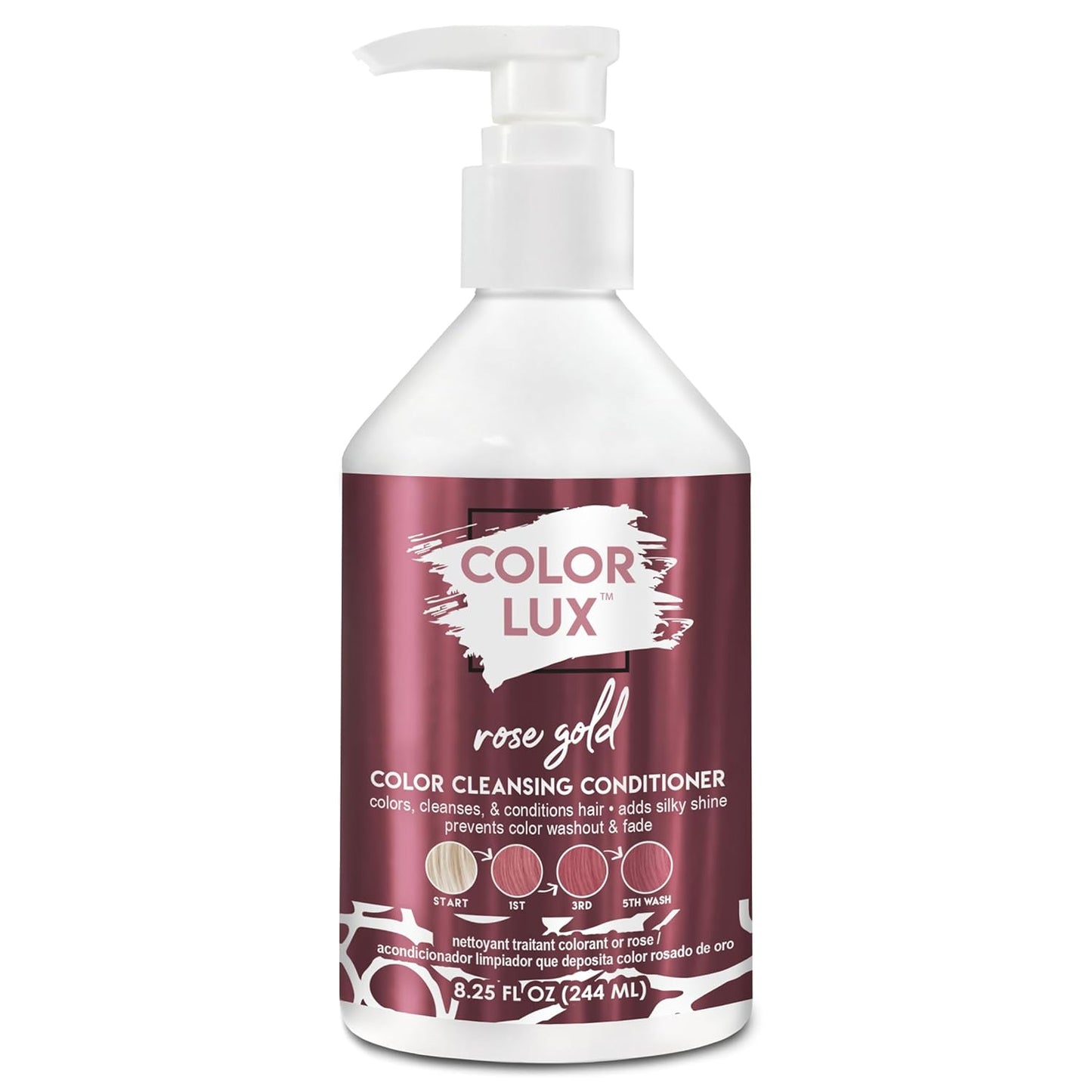 Color Lux Color Cleansing Conditioner - 3-in-1 Rose Gold Formula, Vegan & Sulfate-Free, 8.25 oz