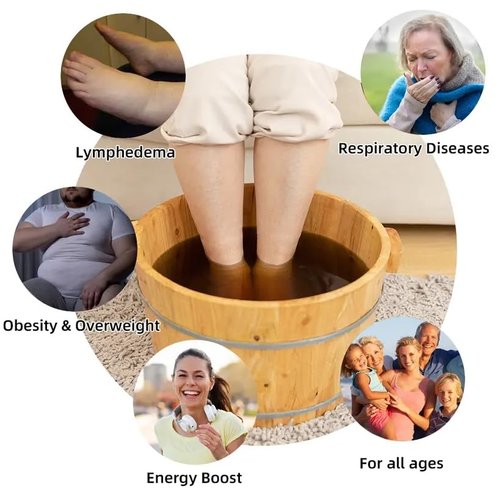 Revivafoot Bee Venom Foot Soak, Revivafoot Bee Venom Lymphatic Drainage, Bee Venom Lymphatic Foot Soak Beads for All Ages (2Pcs)