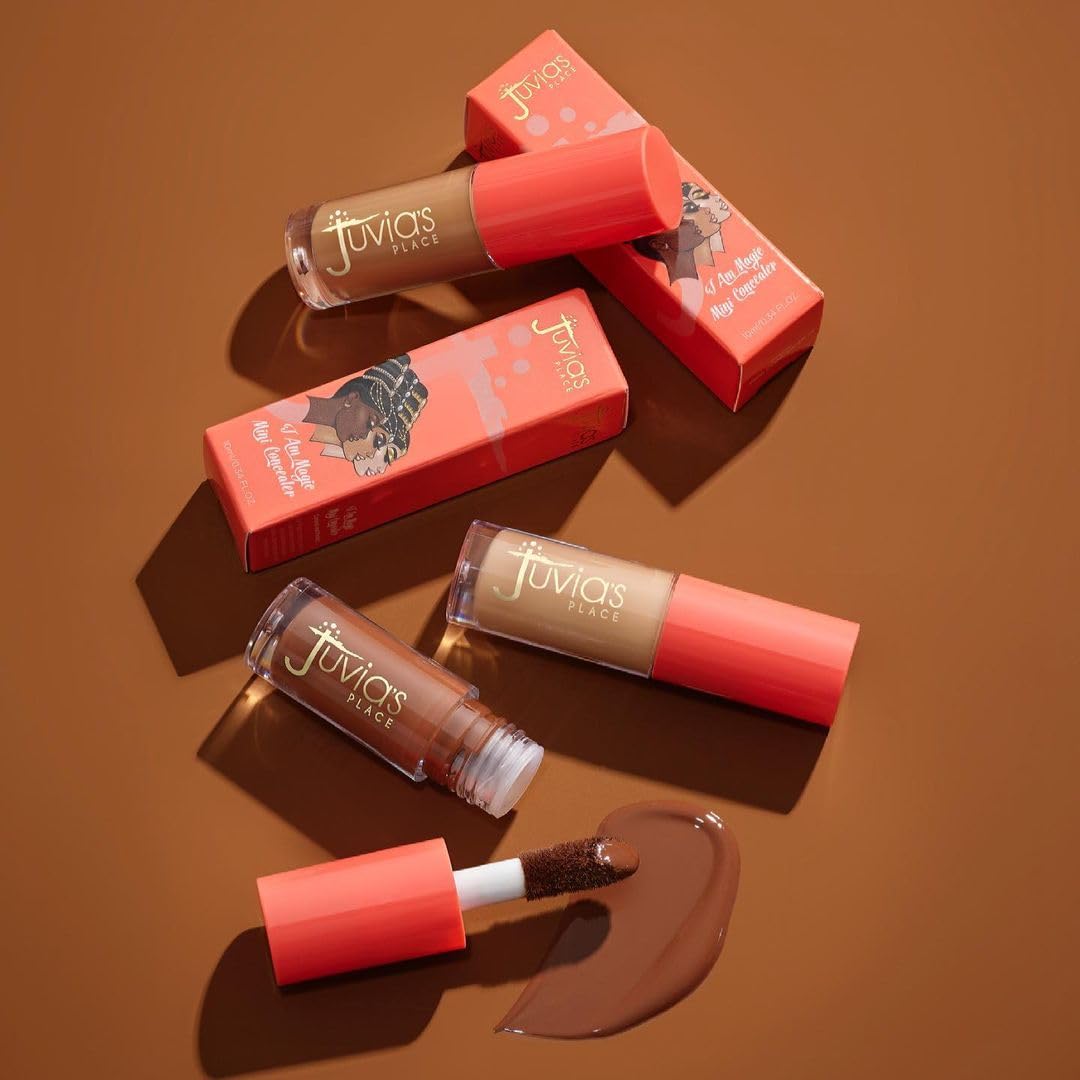 Juvia's Place I Am Magic Liquid Concealer - J19 Medium w/Neutral Undertone/0.34 fl oz, Full Coverage Concealer, Makeup Concealer, Hydrating Concealer, Waterproof Concealer, Long Wear Concealer